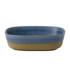 Image of FR019 Emerge Dish Oslo Blue 170 x 120mm (Pack of 6)