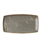 DK561 Rectangular Plates Peppercorn Grey 350 x 185mm (Pack of 6)