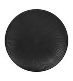 VV3607 Hermosa Black Round Plates 260mm (Pack of 6)