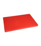 DM004 Low Density Thick Red Chopping Board 450x300x20mm