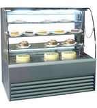 P75-150 1500mm Wide Stainless Steel Patisserie Serve Over Counter Display Fridge