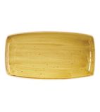 DF792 Rectangular Plates Mustard Seed Yellow 350 x 185mm (Pack of 6)