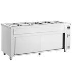 Image of MHV718 1795mm Wide Hot Cupboard With Wet Heat Bain Marie Top
