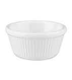 Kristallon T700 Melamine Fluted Ramekins White 70mm (Pack of 12)