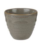 Image of HC831 Round Ripple Chip Mugs Peppercorn Grey 285ml / 10oz (Pack of 12)