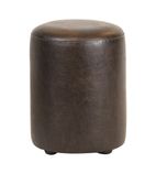 FT451 Cylinder Faux Leather Bar Stool Peat (Pack of 2)
