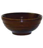 Bit on the Side DL410 Brown Ripple Snack Bowls 120mm (Pack of 12)