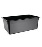 U457 Polycarbonate 1/1 Gastronorm Container 200mm Black