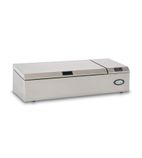 Image of PC140/6 9 x 1/3GN Refrigerated Countertop Food Prep Topping Unit
