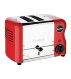 Image of Esprit CH180 2 Slice Traffic Red Toaster With Elements & Sandwich Cage