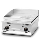 Image of Opus 800 OG8201/R/P Propane Gas Countertop Half Ribbed Steel Plate Griddle