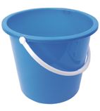 Image of CD804 Round Plastic Bucket Blue 10Ltr