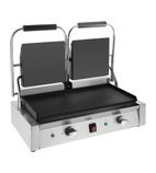 CU605 Electric Double Contact Panini Grill - Flat Top & Bottom