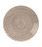 Super Vitrified Stonecast CY827 Deep Coupe Plates Grey 225mm (Pack of 12)