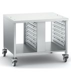 Image of 60.31.103 6-1/1 & 10-1/1 Combination Oven Stand II (Mobile with Castors) with mounting rails, side panels, top panel and castors