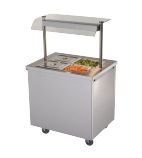 BM20MSG 945mm Wide Mobile Hot Cupboard With Bain Marie Top & Heated Gantry