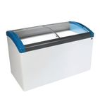 Image of FOCUS 131 352 Ltr White Display Chest Freezer With Glass Lid