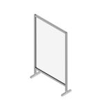 Modular Floor-standing Single Panel Protective Screen