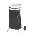 CE008 Collecroule White Mobile Sack Trolley