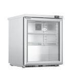 Image of HR200G 200 Ltr  Undercounter Single Glass Door Stainless Steel Display Fridge