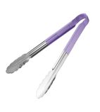 HC852 Colour Coded Serving Tong Purple 300mm