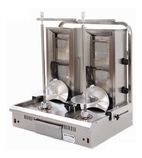 2BT-NG 2 Burner Natural Gas Twin Doner Kebab Grill