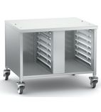 60.31.105 6-1/1 & 10-1/1 Combination Oven Stand III (Mobile with Castors) with mounting rails, side panels, rear and top panel