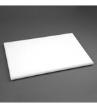 J038 High Density Thick White Chopping Board Standard 450x300x25mm