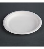 Image of CW905 Bagasse Round Plates (Pack of 50)