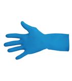 Vital 165 Liquid-Proof Food Handling Gloves Blue Large