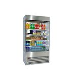 SD60-100HC 1000mm Wide Stainless Steel Multideck Display Fridge With Nightblind