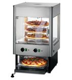 Image of Seal UMO50 Upright Heated Display Merchandiser With Rotating Rack And Built-In Oven