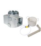 Image of EP10-IN 4.5kg Potato Rumbler Grey with Installation Kit - 13amp Plug In