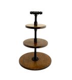 VV3451 Chestnut Pipe Stand 3-Tier 355x509mm