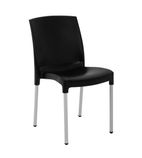 GJ976 Stacking Bistro Side Chairs Black