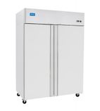 HED238 1240 Ltr Stainless Steel Upright Double Door Freezer