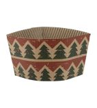 HX285 Festive Design Corrugated Cup Sleeves To Fit 340ml Cups (Pack of 100)