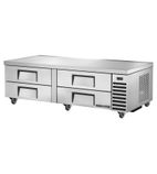 Image of TRCB-72-HC 4 Drawer Stainless Steel Refrigerated Chef Base