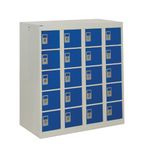 LR909038YBXX Personal Effects Locker 20 Door Blue Camlock