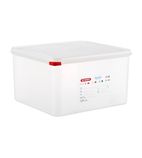 DL983 Polypropylene 2/3GN Food Storage Containers with Lids 19 Ltr (Pack of 4)