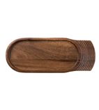 Image of CD142 Single Handled Medium Wooden Boards 355mm (Pack of 4)