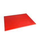 J011 High Density Red Chopping Board Large 600x450x12mm