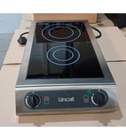 Image of IH21 3kW Electric Countertop 2 Zone Induction Hob - Graded