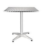 CG834 Square Stainless Steel Bistro Table 700mm