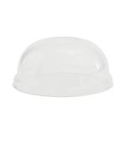 Compostable VL115D Domed Lids To Fit 350ml & 454ml Food Pots (Pack of 500)