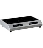 Image of GLN2 3000 S 6kW Electric Countertop 2 Zone Induction Hob