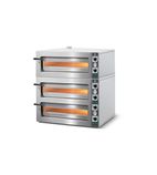 Image of Tiziano LLKTZ5203 12 x 10" Electric Triple Deck Pizza Oven