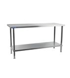 DR046 2100mm Fully Assembled Stainless Steel Centre Table
