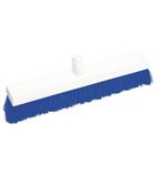 L873 Hygiene Broom Head Stiff Bristle Blue