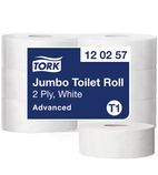 Advanced CL127 Jumbo Toilet Paper Roll White T1 2-Ply 360m (Pack of 6)